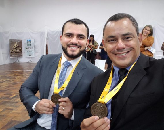 Terciliano e Léo Barbosa são homenageados pela União Nacional de Vereadores